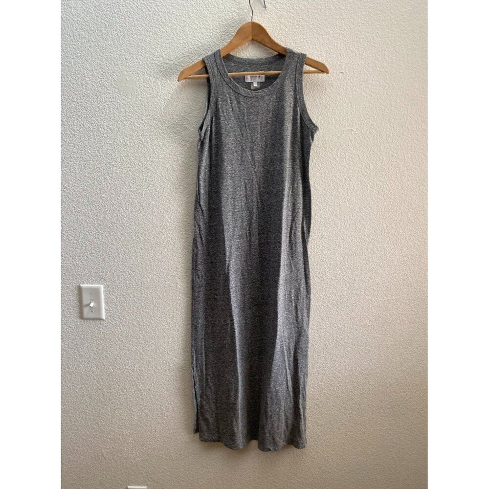 Current/Elliott The Perfect Muscle Tee Dress Cotton Jersey Side Slit Small / 1